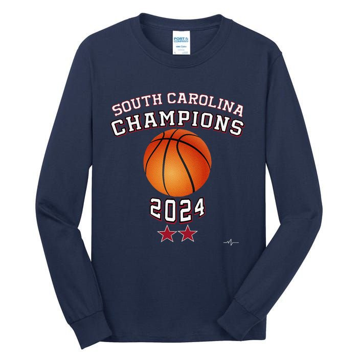 South Carolina Women Basketball Champion 2024 Tall Long Sleeve T-Shirt