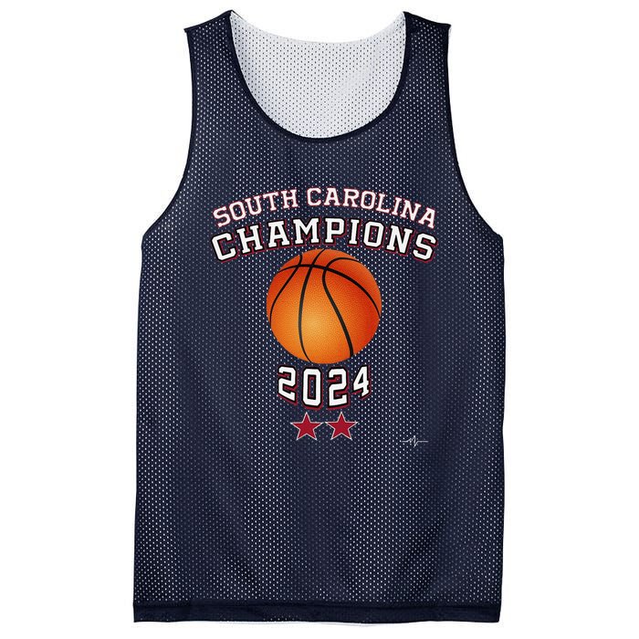 South Carolina Women Basketball Champion 2024 Mesh Reversible Basketball Jersey Tank