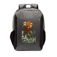 Samurai Cat With Sea Dragon Fantasy Art Vector Backpack