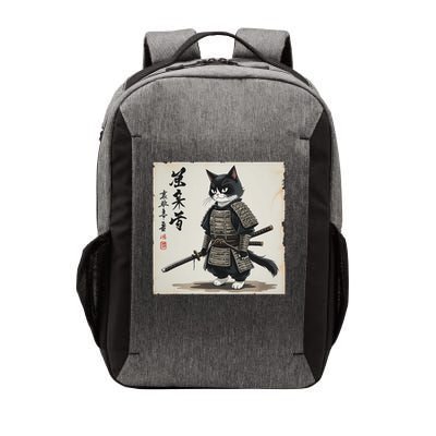 Samurai Cat Warrior Art Japanese Anime Women Vector Backpack
