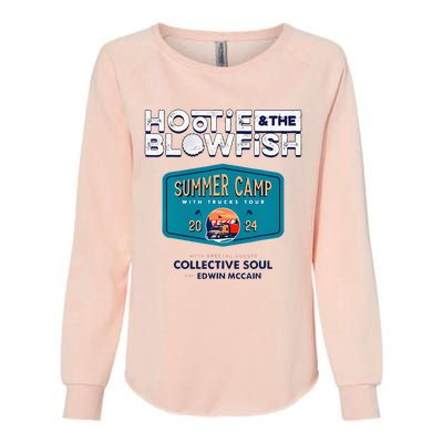 Summer Camp With Trucks Womens California Wash Sweatshirt