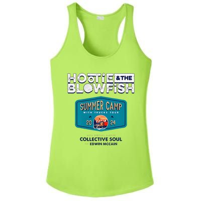 Summer Camp With Trucks Ladies PosiCharge Competitor Racerback Tank