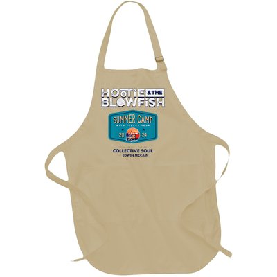 Summer Camp With Trucks Full-Length Apron With Pockets