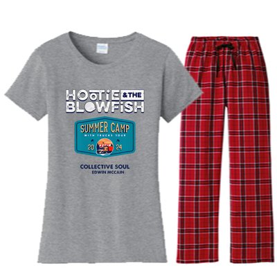 Summer Camp With Trucks Women's Flannel Pajama Set