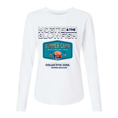 Summer Camp With Trucks Womens Cotton Relaxed Long Sleeve T-Shirt