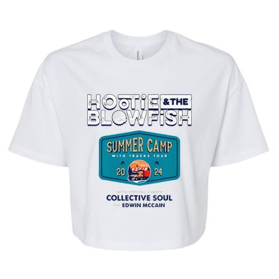 Summer Camp With Trucks Bella+Canvas Jersey Crop Tee