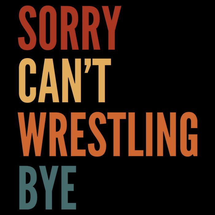 Sorry CanT Wrestling Bye Cropped Pullover Crew