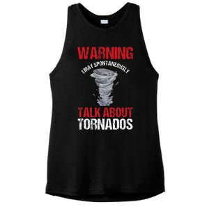 Storm Chaser Weather Forecaster Meteorologist Tornadoes Ladies PosiCharge Tri-Blend Wicking Tank