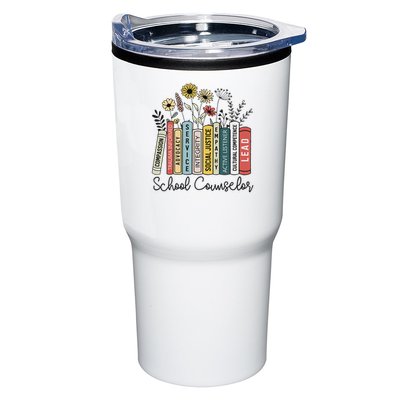 School Counselor Wildflower Book School Counseling Life Tumbler