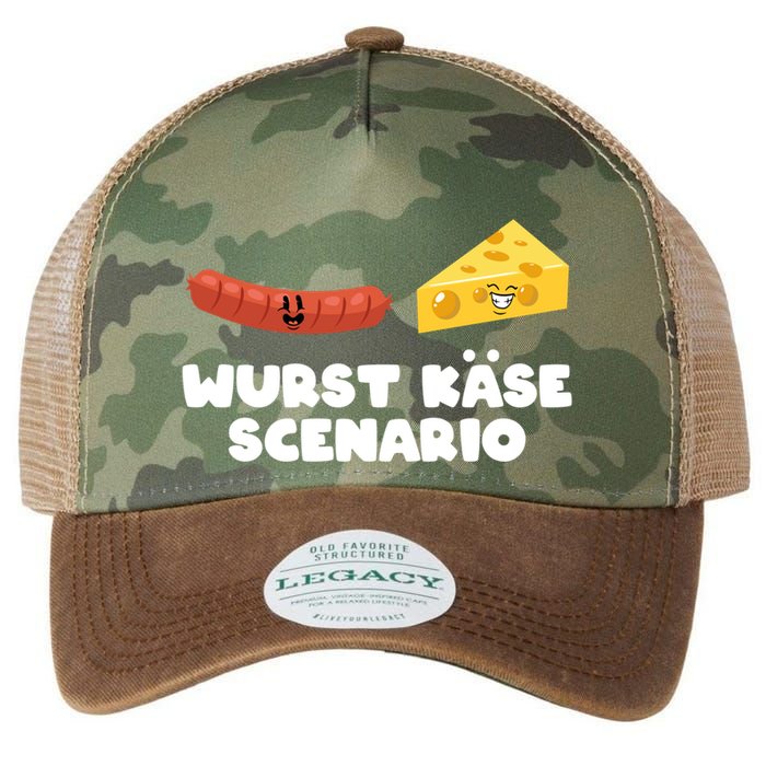 Sausage Cheese Wurst KäSe Scenario Joke Legacy Tie Dye Trucker Hat