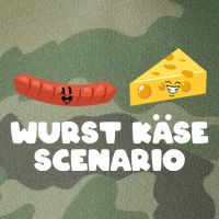 Sausage Cheese Wurst KäSe Scenario Joke Legacy Tie Dye Trucker Hat
