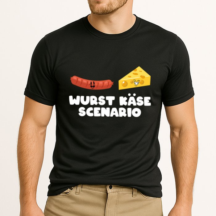 Sausage Cheese Wurst KäSe Scenario Joke Performance Shirt