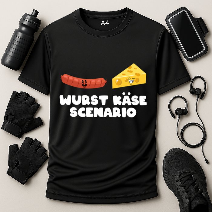 Sausage Cheese Wurst KäSe Scenario Joke Performance Shirt