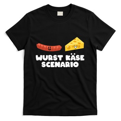Sausage Cheese Wurst KäSe Scenario Joke T-Shirt