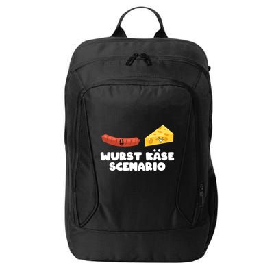 Sausage Cheese Wurst KäSe Scenario Joke City Backpack