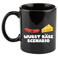 Sausage Cheese Wurst KäSe Scenario Joke 11oz C Handle Ceramic Mug