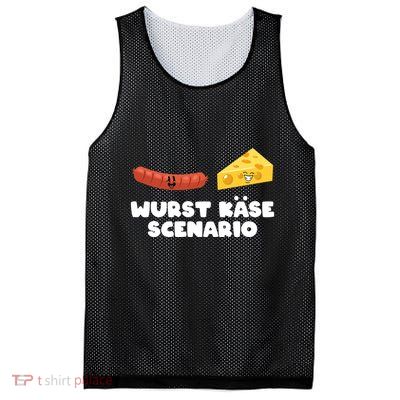 Sausage Cheese Wurst KäSe Scenario Joke Mesh Reversible Basketball Jersey Tank