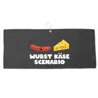 Sausage Cheese Wurst KäSe Scenario Joke Large Microfiber Waffle Golf Towel