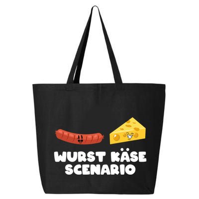 Sausage Cheese Wurst KäSe Scenario Joke 25L Jumbo Tote
