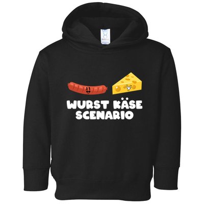Sausage Cheese Wurst KäSe Scenario Joke Toddler Hoodie