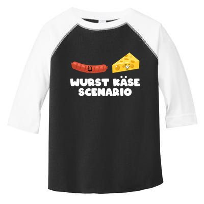 Sausage Cheese Wurst KäSe Scenario Joke Toddler Fine Jersey T-Shirt
