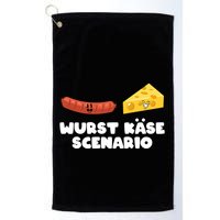 Sausage Cheese Wurst KäSe Scenario Joke Golf Towel