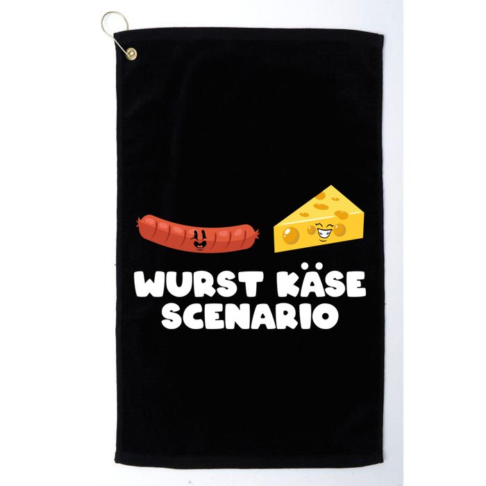 Sausage Cheese Wurst KäSe Scenario Joke Golf Towel