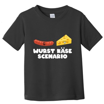 Sausage Cheese Wurst KäSe Scenario Joke Toddler T-Shirt