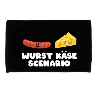 Sausage Cheese Wurst KäSe Scenario Joke Microfiber Hand Towel