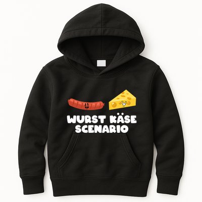 Sausage Cheese Wurst KäSe Scenario Joke Kids Hoodie
