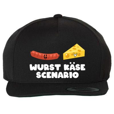Sausage Cheese Wurst KäSe Scenario Joke Wool Snapback Cap