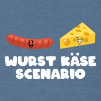 Sausage Cheese Wurst KäSe Scenario Joke Garment-Dyed Sweatshirt