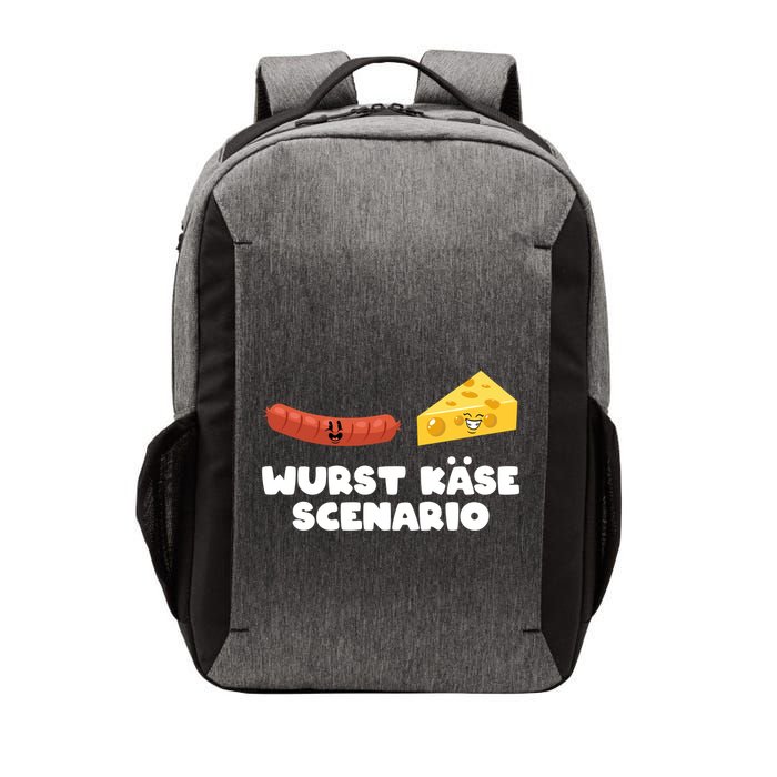 Sausage Cheese Wurst KäSe Scenario Joke Vector Backpack