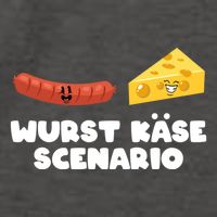 Sausage Cheese Wurst KäSe Scenario Joke Vector Backpack
