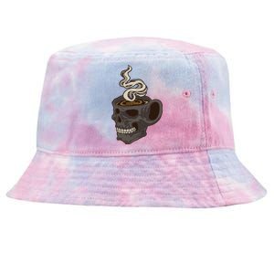 Scull Cup With Coffee Skeleton Gift Tie-Dyed Bucket Hat