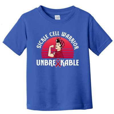 Sickle Cell Warrior Unbreakable Gift Toddler T-Shirt