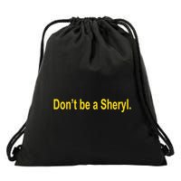 Sheryl Crow Wearing Don’T Be A Sheryl Drawstring Bag