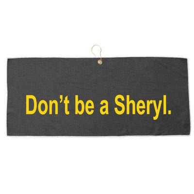 Sheryl Crow Wearing Don’T Be A Sheryl Large Microfiber Waffle Golf Towel
