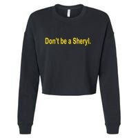 Sheryl Crow Wearing Don’T Be A Sheryl Cropped Pullover Crew