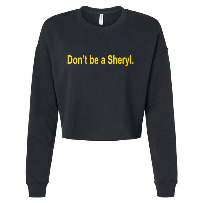 Sheryl Crow Wearing Don’T Be A Sheryl Cropped Pullover Crew
