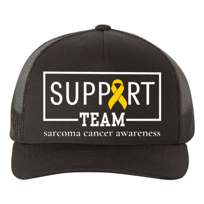 Sarcoma Cancer Warrior Awareness Support Team Yupoong Adult 5-Panel Trucker Hat