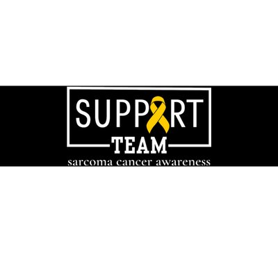 Sarcoma Cancer Warrior Awareness Support Team Bumper Sticker