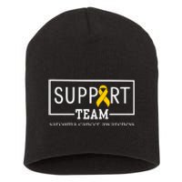 Sarcoma Cancer Warrior Awareness Support Team Short Acrylic Beanie