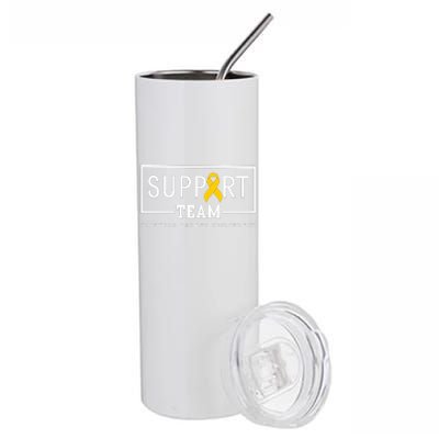 Sarcoma Cancer Warrior Awareness Support Team Stainless Steel Tumbler