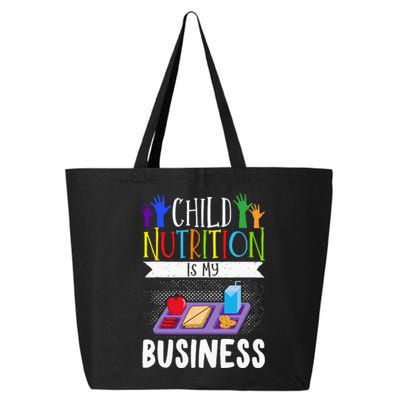 School Cafeteria Worker Lunch Lady Food Tray Child Nutrition 25L Jumbo Tote