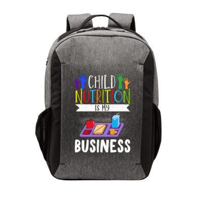 School Cafeteria Worker Lunch Lady Food Tray Child Nutrition Vector Backpack