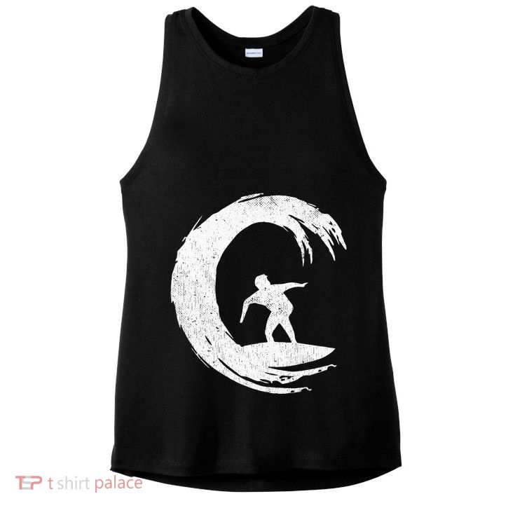 Surf Clothes Wave Surfing Accessories For  Aloha Ladies PosiCharge Tri-Blend Wicking Tank