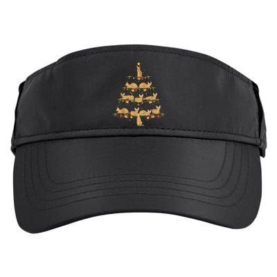 Savannah Cat Xmas Tree Gift Santa Hat Savannah Cat Christmas Adult Drive Performance Visor