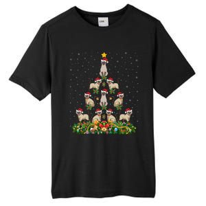 Siamese Cat Xmas Tree Gift Santa Hat Siamese Cat Christmas Great Gift Tall Fusion ChromaSoft Performance T-Shirt