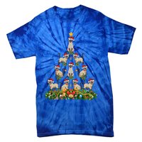 Siamese Cat Xmas Tree Gift Santa Hat Siamese Cat Christmas Great Gift Tie-Dye T-Shirt